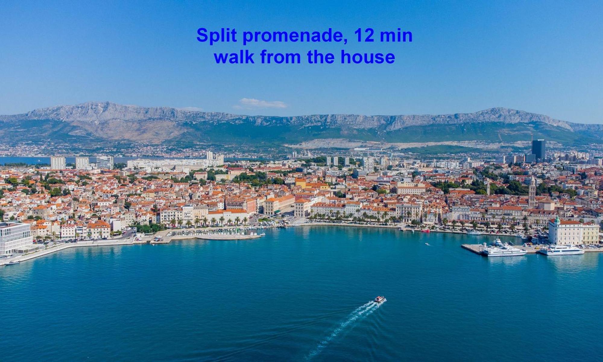 Villa Violeta With The Sea View, 3 Min Walk To The Beach Split Dış mekan fotoğraf